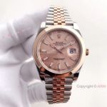 Upgraded Version Rolex Datejust II Watch - AAA Two Tone Rose Gold Smooth Bezel_th.jpg